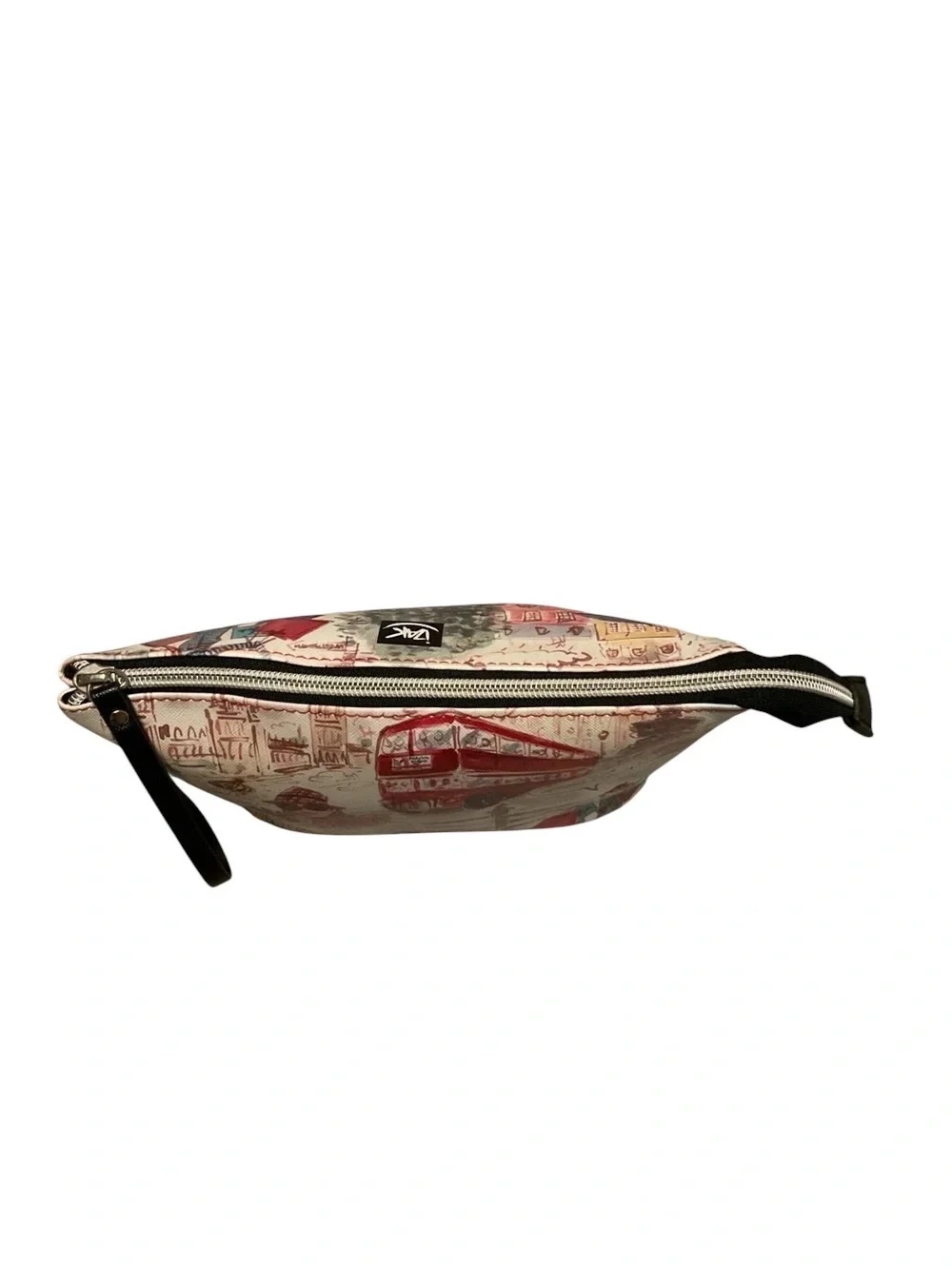 IZAK Pink London Illustration Cosmetic Bag